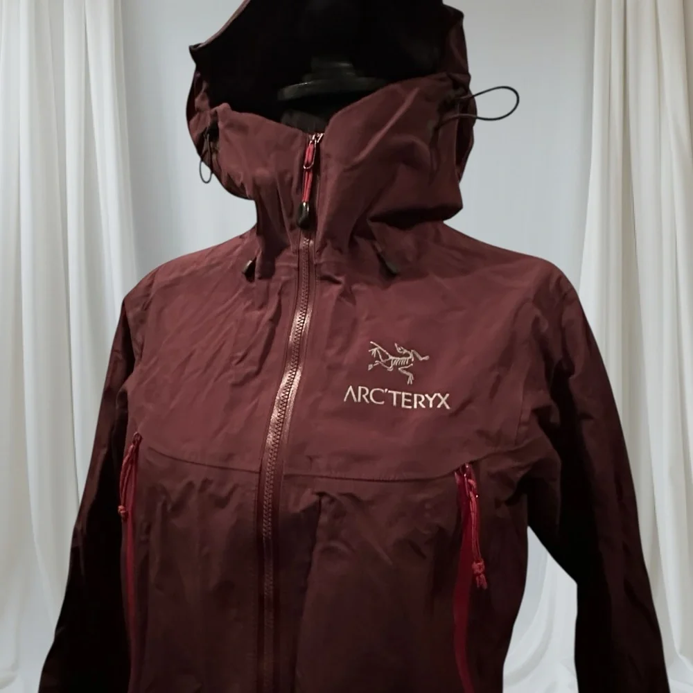 Arc'teryx Women's Beta LT Gore-tex Pro Ski Jacket Hardshell - Maroon Rhapsody - Picture 2 of 5